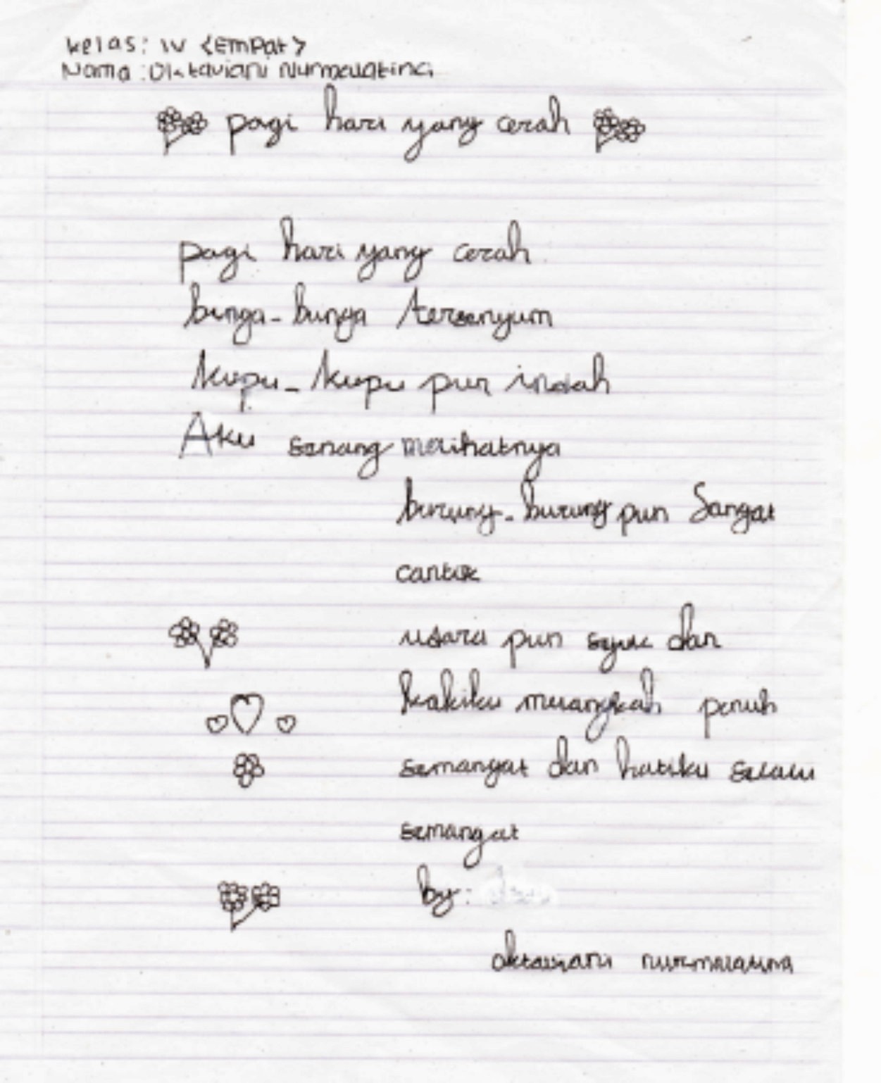 Puisi-puisi Karya Siswa SDN Pangkah 04 « sdnpangkah04